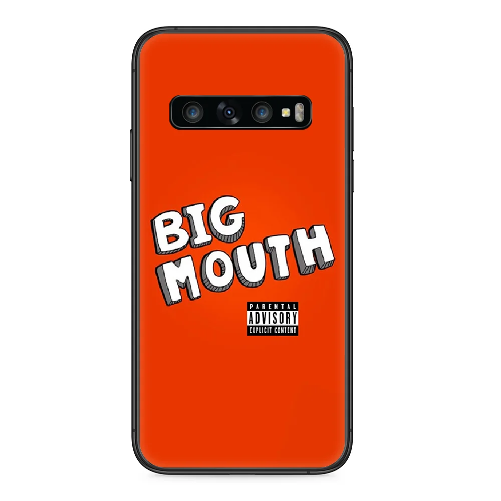 Большой рот чехол для телефона Samsung Galaxy S 10 20 3 4 5 6 7 8 9 Plus E Lite Uitra черный Задний тренд