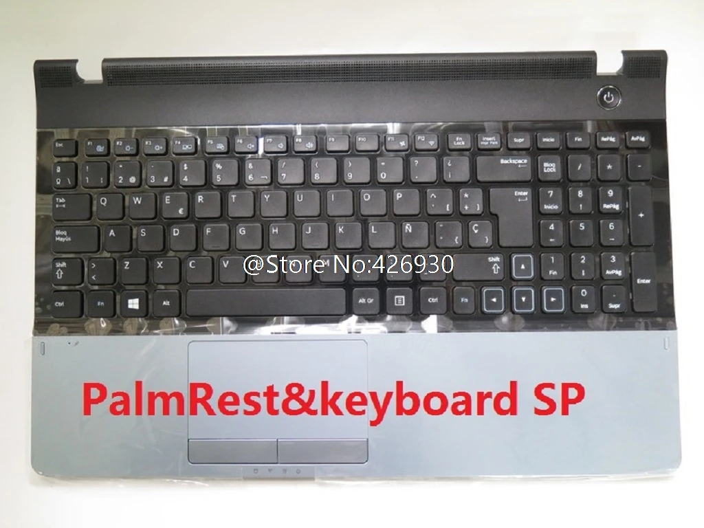 Подставка для ноутбука и клавиатура для samsung NP300E5A 300E5A тачпад Франция FR английский США Великобритания италия IT Испания SP тачпад