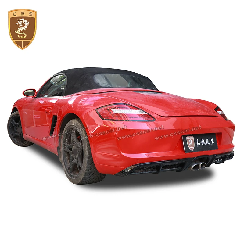 04 08 для Porsch Boxster Cayman 987 GT4 стиль стекло волокно передний бампер отделка с