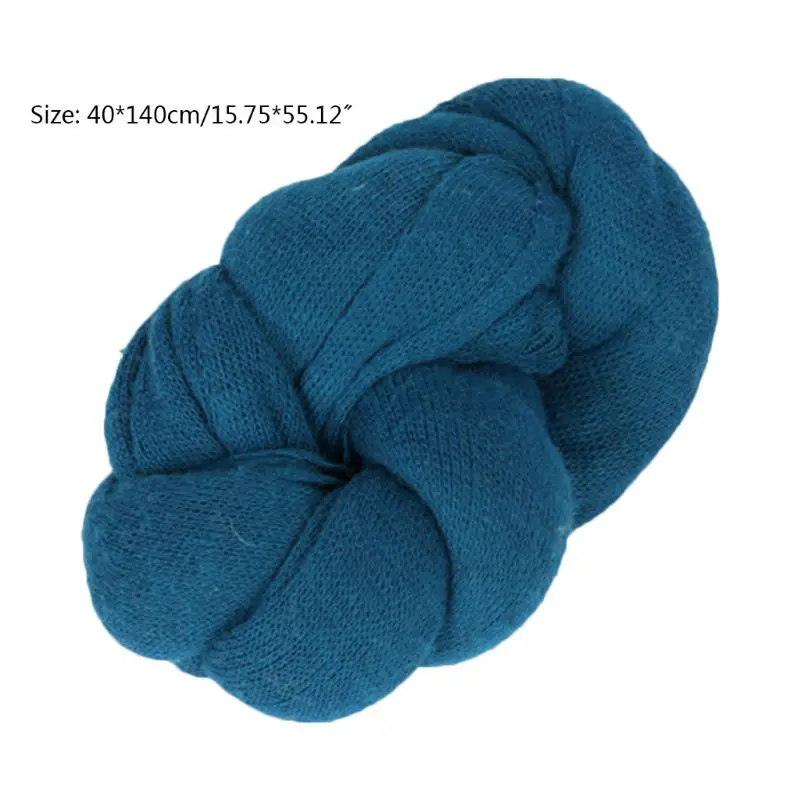 

Stretch Knitting Baby Blanket Infant Photography Props Solid Color Newborn Photo Wraps Soft Shooting Accessories
