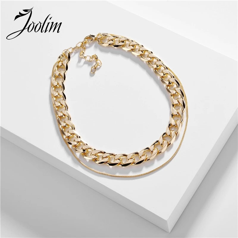 Joolim высокого класса Золото Цвет Купер подвеска в форме сердца цепочки и ожерелья