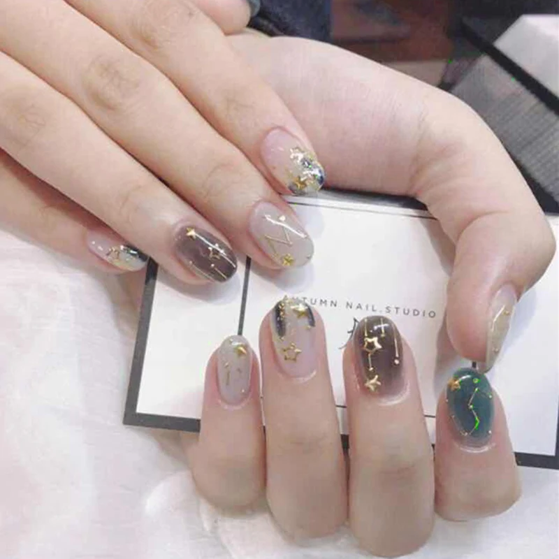 Лучшие наклейки для нейл-арта DIY декоративные Звезда Луна маникюрные аксессуары