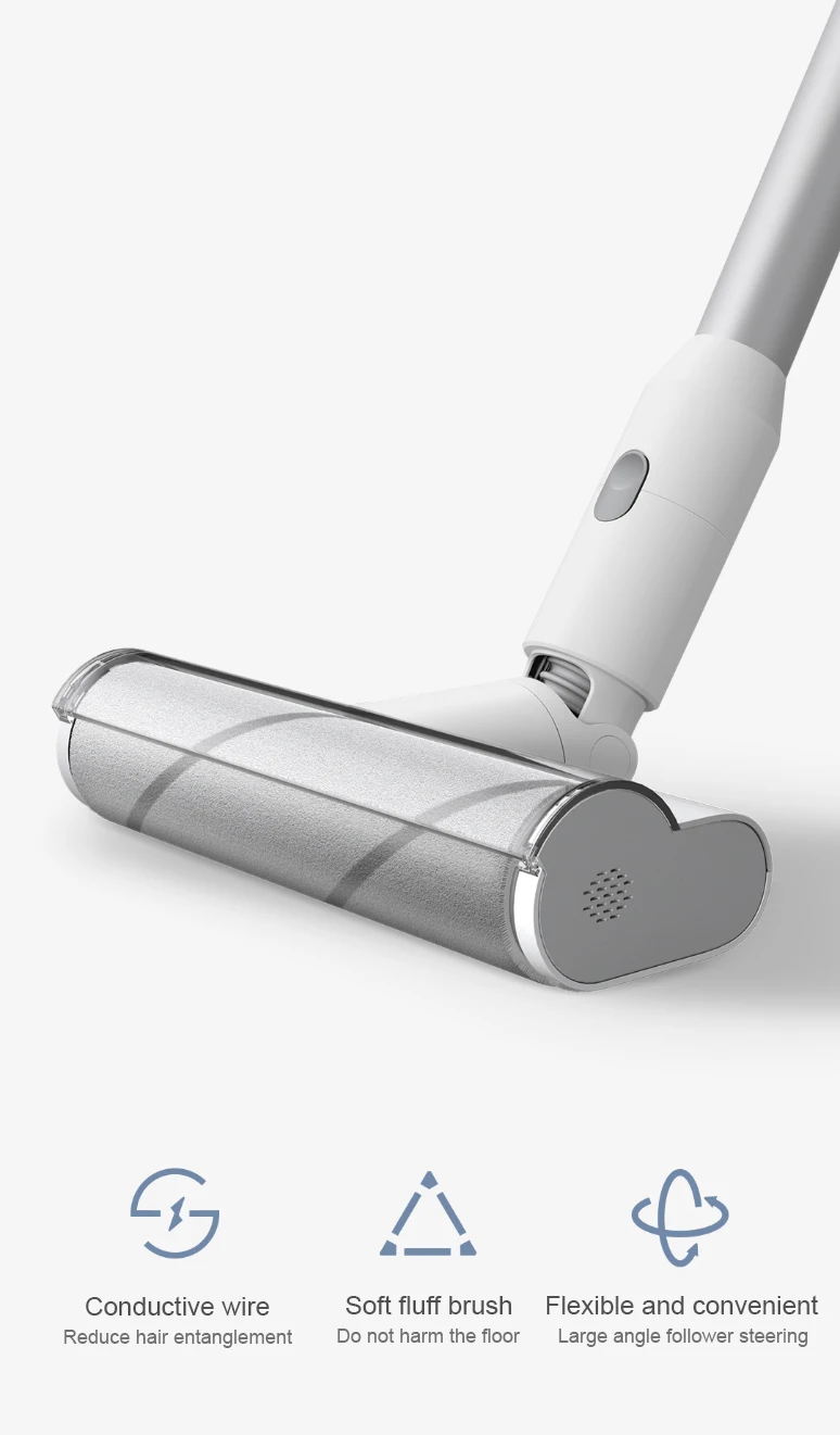 Xiaomi Mijia ручной пылесос для дома автомобиля бытовой беспроводной подметания 23000Pa Циклон всасывания многофункциональная щетка
