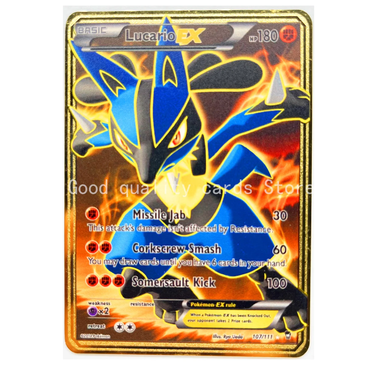 27 Styles Pokemon Metal Hydreigon Lucario EX Lusamine English Toys Hobbies Hobby Collectibles Game Collection Anime Cards | Игрушки и