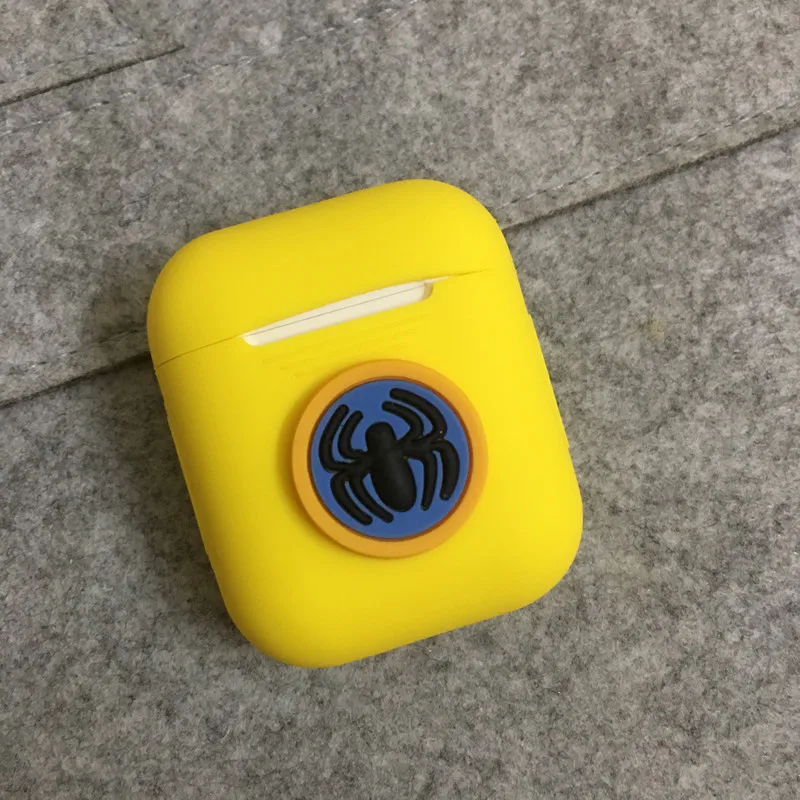 Мультяшный Мягкий силиконовый чехол для наушников для Apple Airpods, противоударный чехол для Apple AirPods, ультратонкий защитный чехол для Air Pods - Цвет: 21
