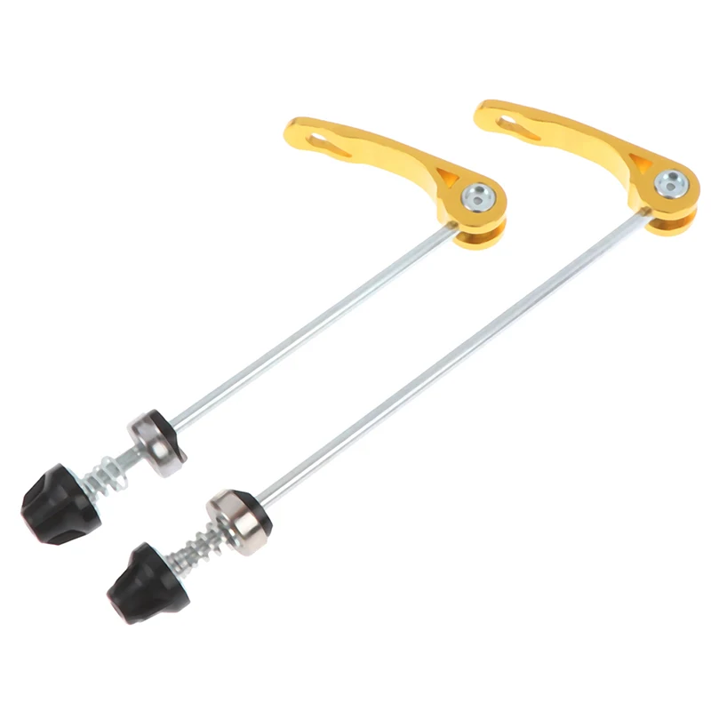 Aluminium Alloy 2Pcs Bicycle Quick Release Wheel Hub Skewers Mountain Road Bike Front&ampRear Skewer Bolt Lever Axle Tools | Спорт и