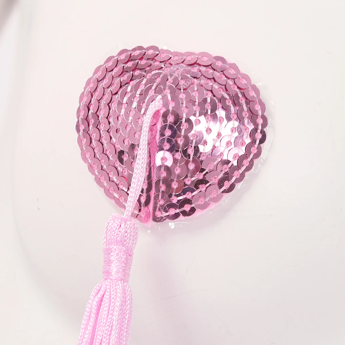 Women Nipple Covers Sequin Heart Shaped Tassel Adhesive Breast Pasties Lingerie Stickers Chest Pads Sex Tools Toys for Couples | Красота и