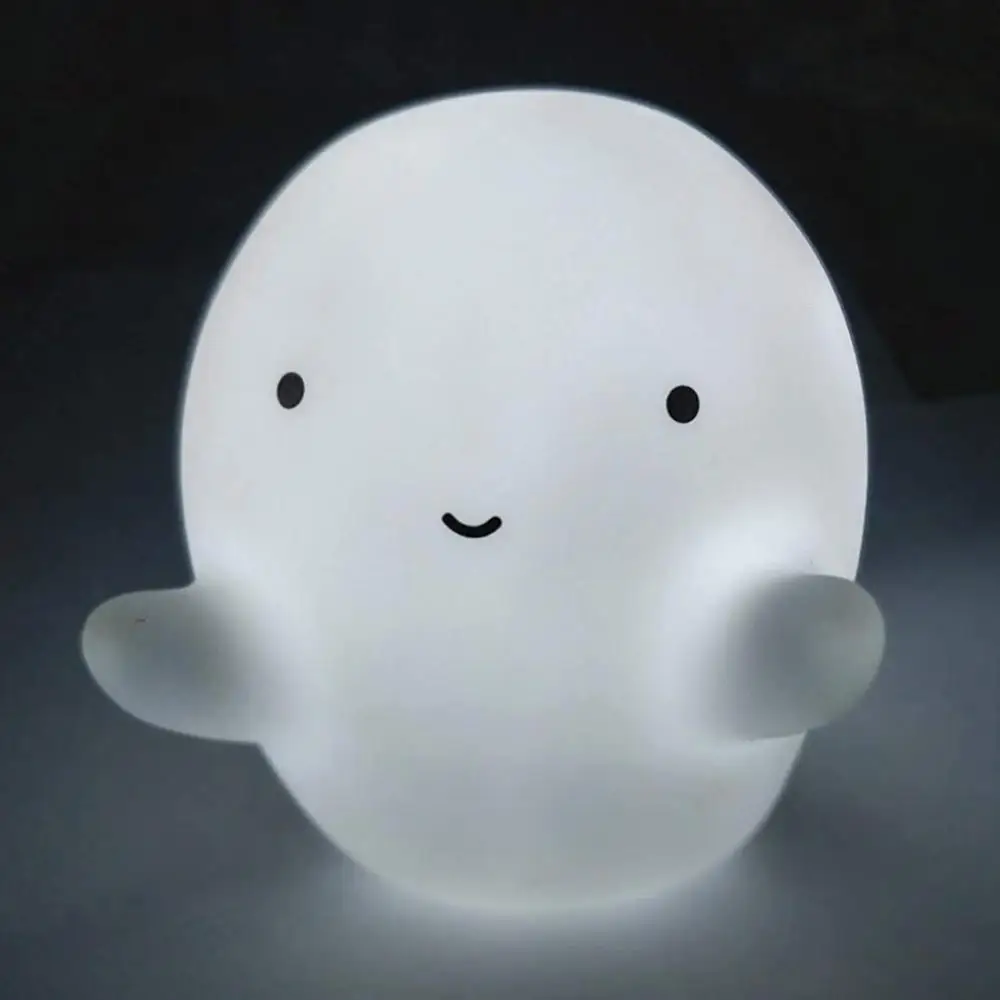 

Halloween Cute Ghost Design Luminous LED Lamp Holiday Party Kid Gift Night Light Decorative Light Battery Operated Children