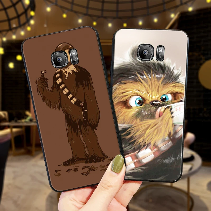Роскошный черный чехол для Samsung Galaxy S6 S7 край S8 S9 S10 PLUS NOTE 8 9 M10 20 30 с героями комиксов
