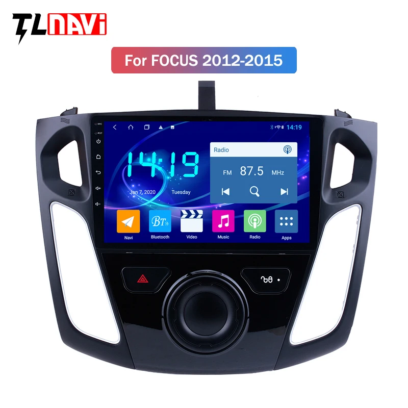 Автомобильная Мультимедийная система gps навигации 4 Гб + 64 ГБ IPS 9 дюймов android 10 для