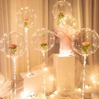 Светодиодная подсветка подставка для воздушных шаров, 1 шт., прозрачные воздушные шары, рождественские украшения для дома, украшения на свадьбу на день рождения праздничные атрибуты