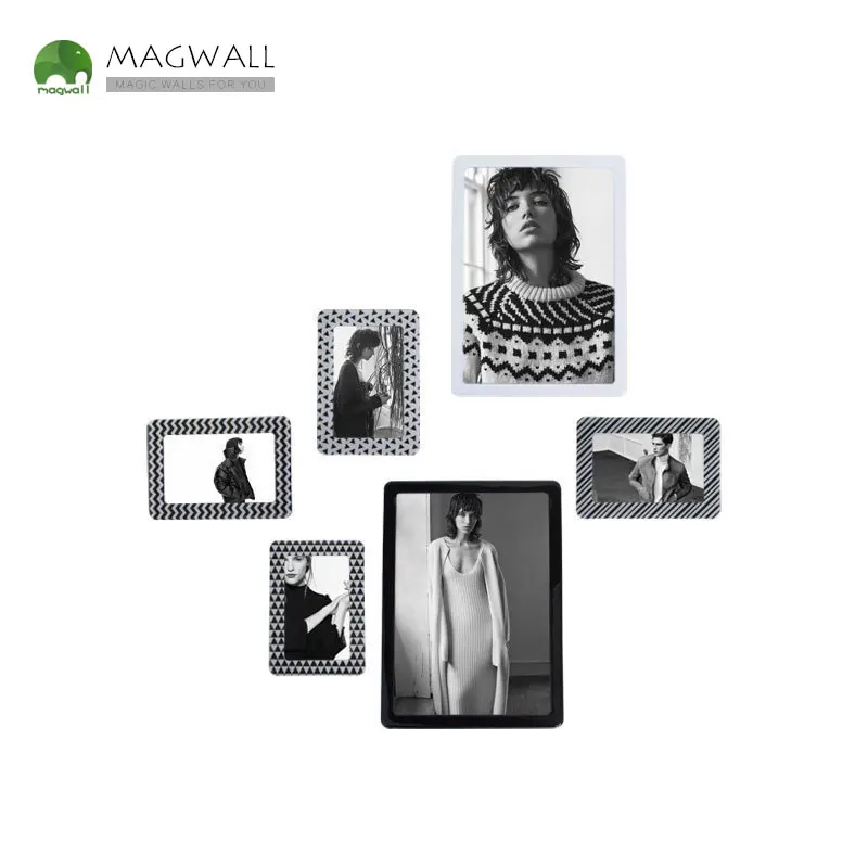 

Magnetic epoxy photo frame 2psc/set 12 inches A4 size removable soft frame