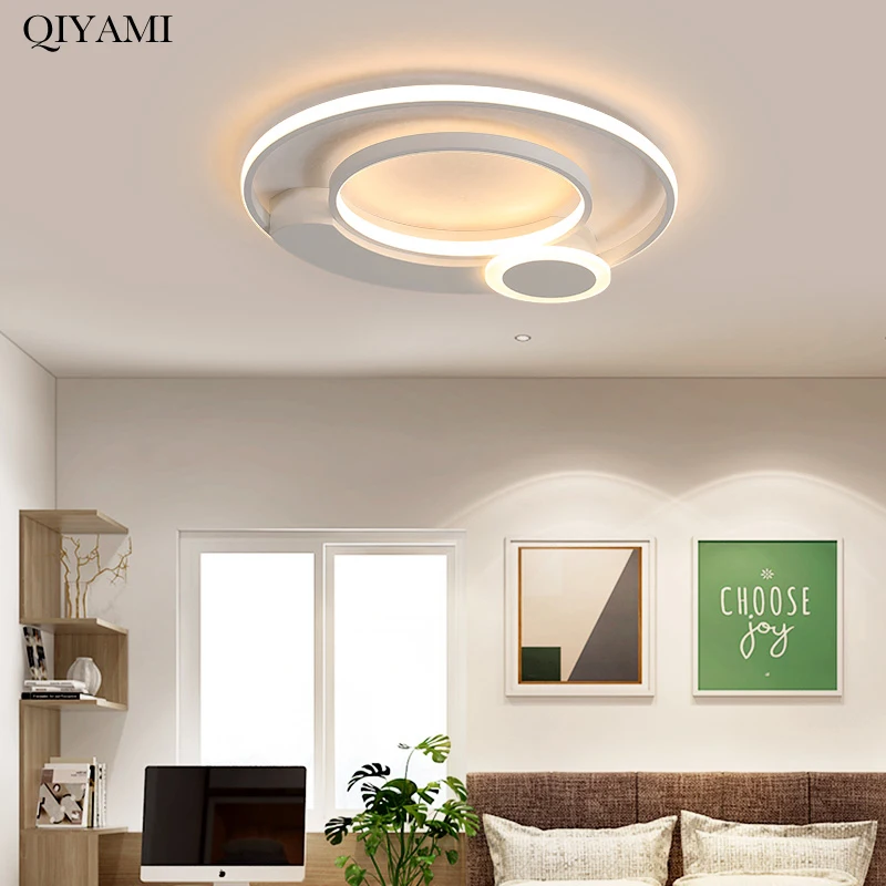 Светодиодный потолочный светильник для гостиной спальни Круглый квадратный