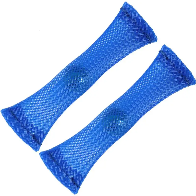 

2pcs Sensory Toys Fidget Toys Marbles Ball Autism ADHD Anxiety Therapy Toys EDC Stress Relief Braided Mesh Easy Bend With Marble