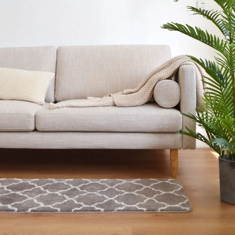 Moroccan Trellis Design Area Rug, traditional lattice bedside carpet,Modern Design Perfect for Any Floor