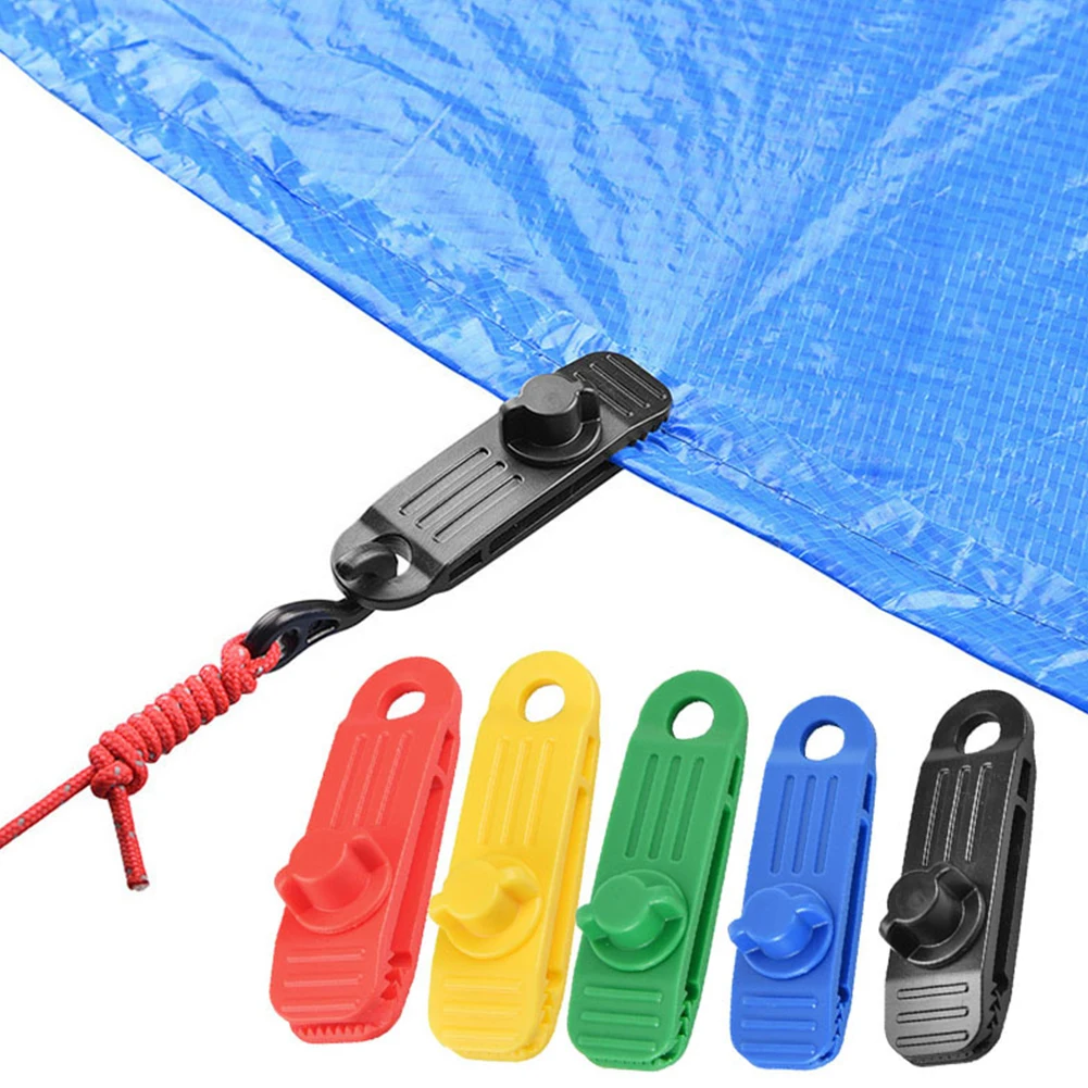 

Наружная палатка для кемпинга, ветрозащитный пластиковый фиксирующий Зажим, ламповый навес, аксессуары для палатки