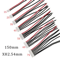 jst xh2 54mm balancer female cable 1s 2s 3s 4s 5s 6s lipo battery rc parts balance charger plug line wire connector 22awg 150mm