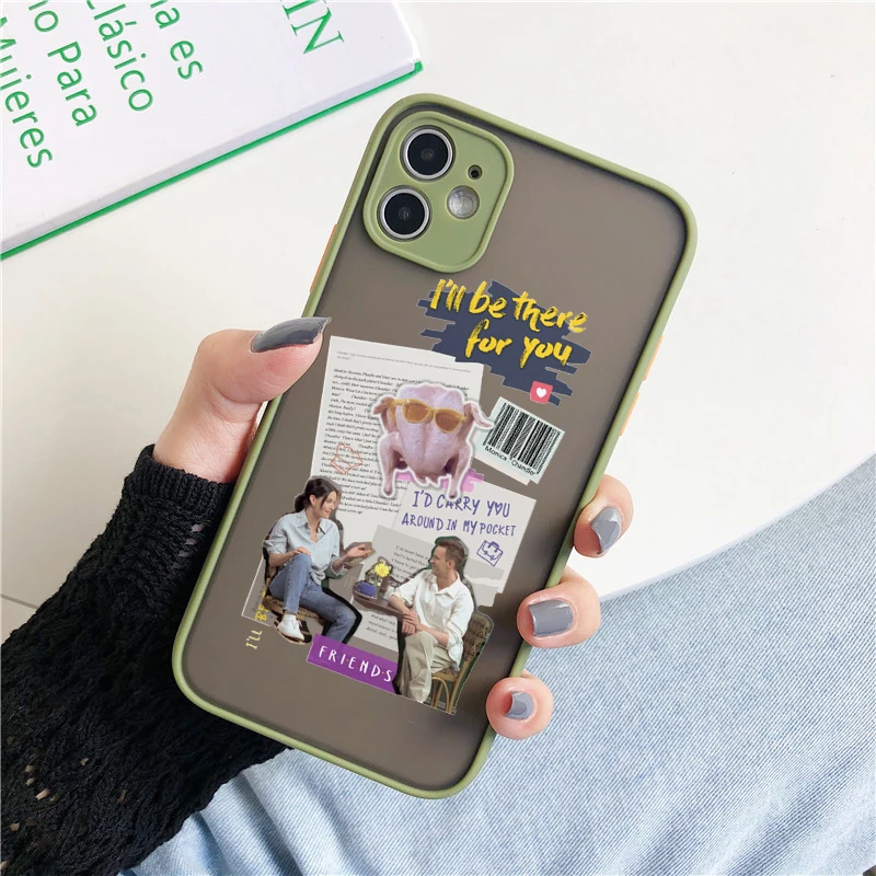 ZUIDID Friends Phone Case For iphone X 11 Pro 12 XS Max XR 13 8 7 6Plus Funny TV Show Clear Hard Matte Cover Shockproof Fundas