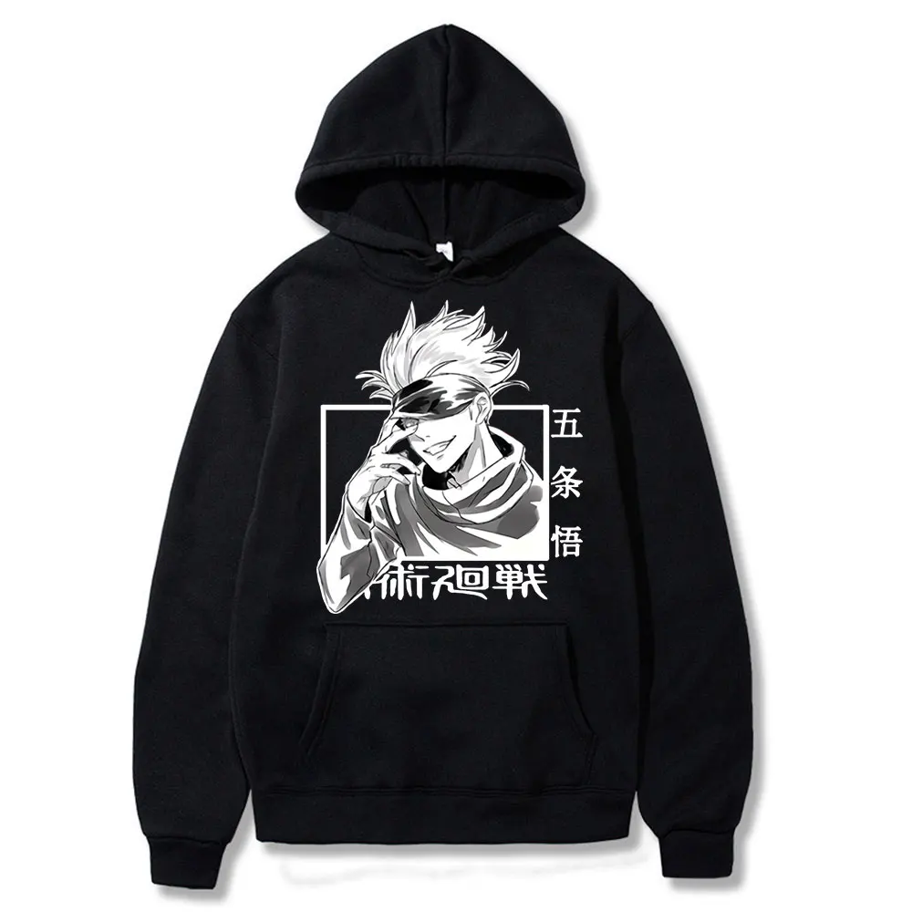 

2021 Hot Sale Popular Style Jujutsu Kaisen Printed Hoodies Four Seasons Cotton Wears Unsiex Hoodie Comfortable Couple Streetwear