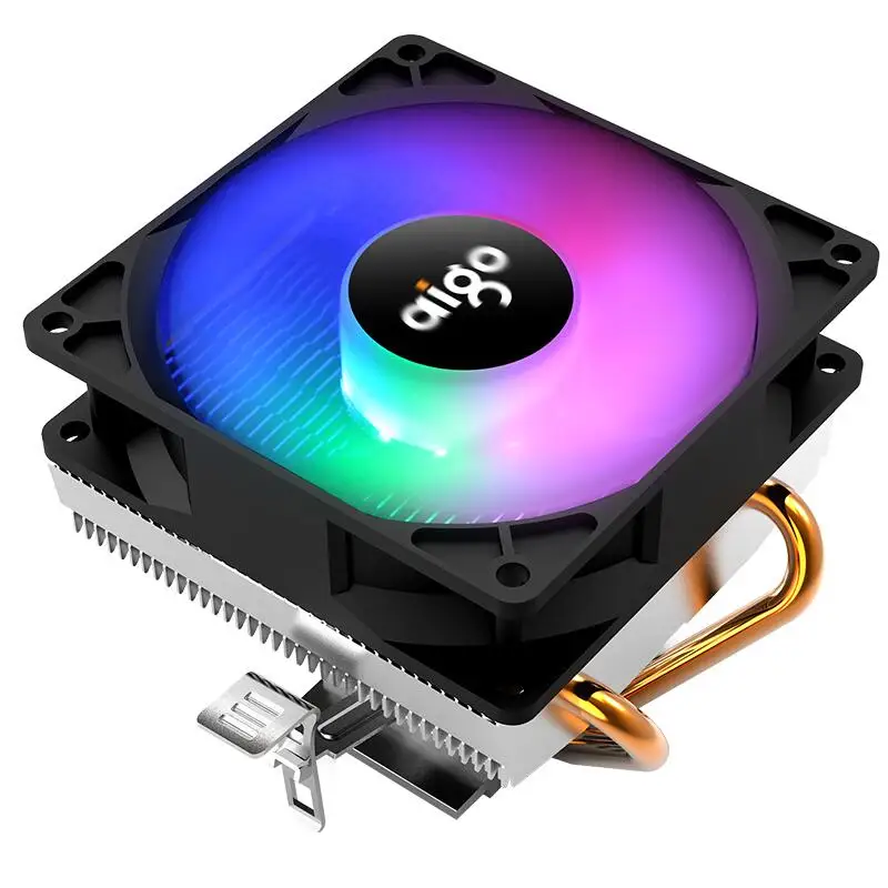 Синий Darkflash Aigo кулер для процессора радиатор светодиодный радиатор AMD Intel тихий 3Pin PC cpu Охлаждающий радиатор вентилятора LGA/115X/775/AM3/AM4 - Цвет лезвия: Синий