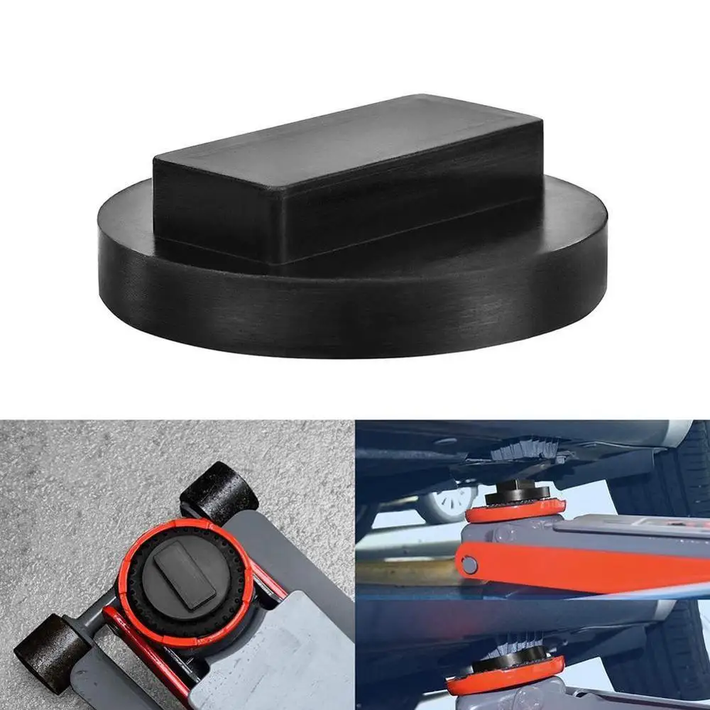 Rubber Car Jack Support Block For Pinch Weld Side Removal Rail Tool Slotted Frame Adapter Pad Floor J4J2 |