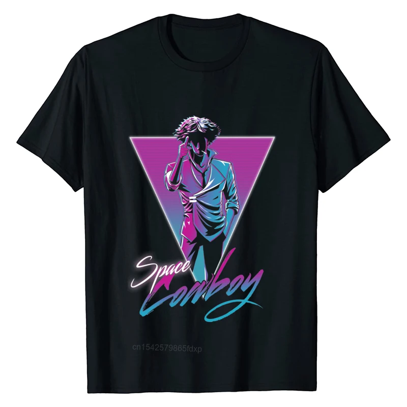 

Neon Cowboy - Cowboy Bebop T-Shirt for Men New Arrival Faddish T Shirts For Boys All-Match T Shirt For Male Harajuku Summer