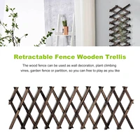 15037cm expanding wooden garden anticorrosive wood pull net garden trellis expanding wooden plant support lattice fence panel