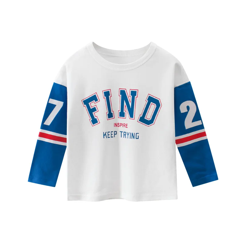

27kids children's 2021 spring new boys' long sleeve T-shirt
