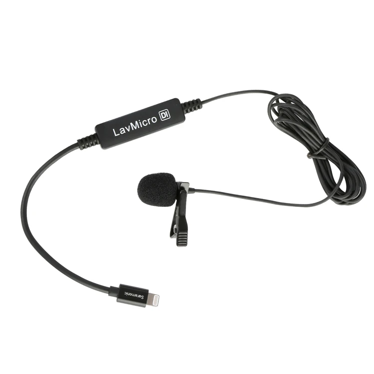 Saramonic LavMicro+ DC качество вещания петличный микрофон с контролем и входным управлением для компьютера тип-c IOS смартфон камера