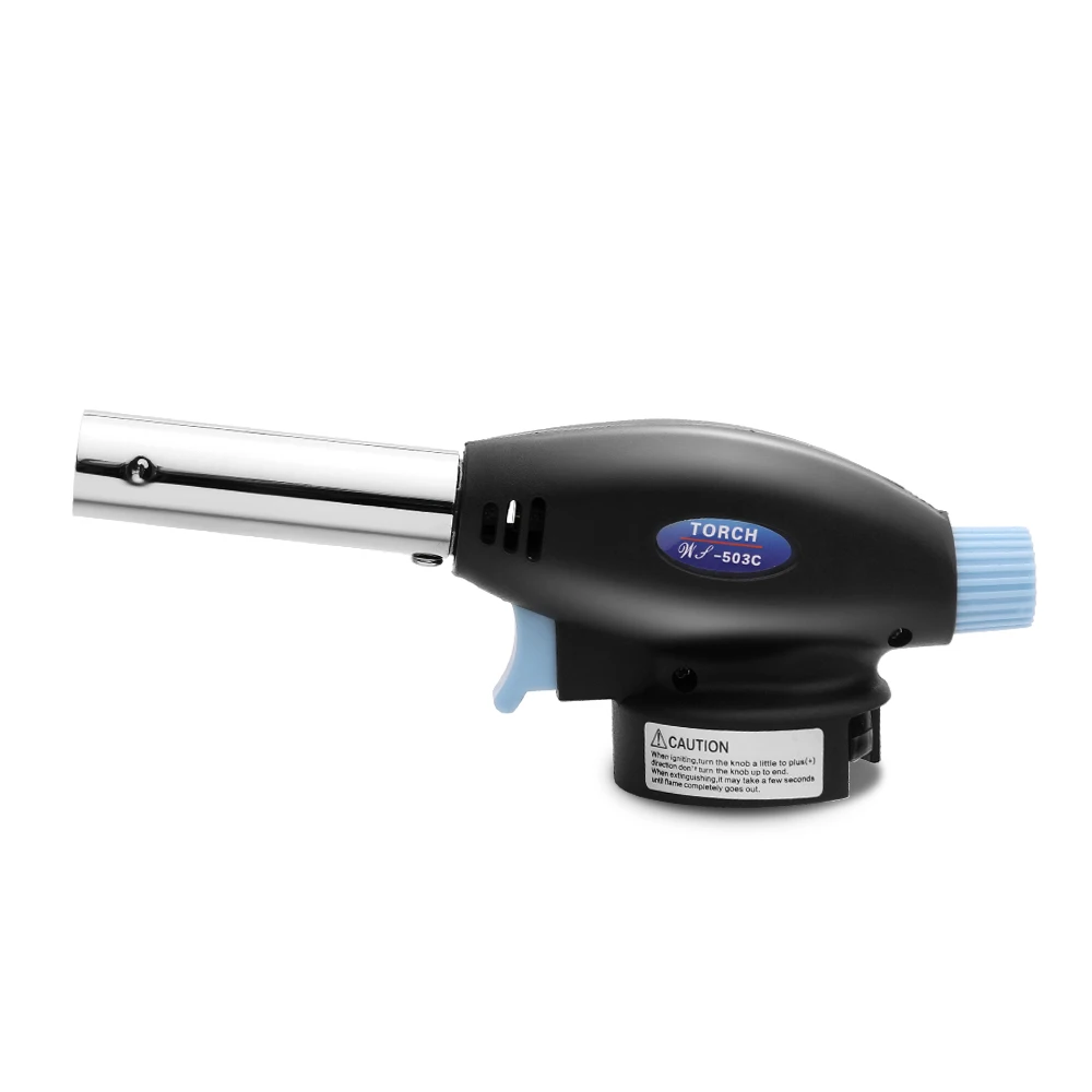 Безопасная медная газовая горелка с электронным поджигом бутановый пистолет