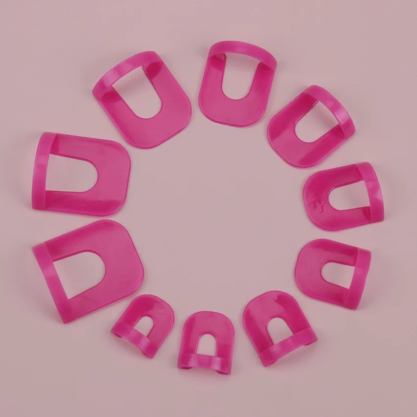 26 шт./компл. инструменты для дизайна ногтей 10 размеров G изогнутая форма защитный