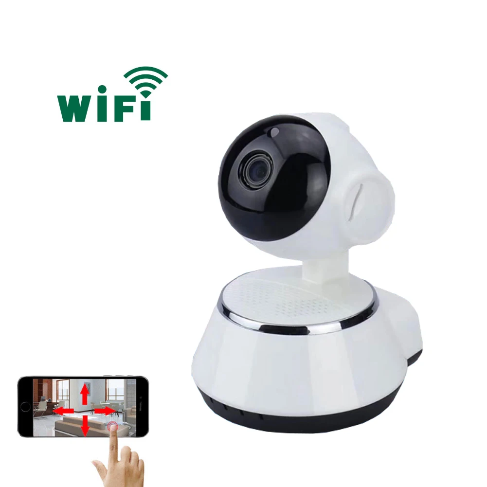 

JH V380 720P Mini Pan/Tilt Wifi Baby Monitor IP Camera Auto Tracking Two Way Audio Motion Detection Remote Access