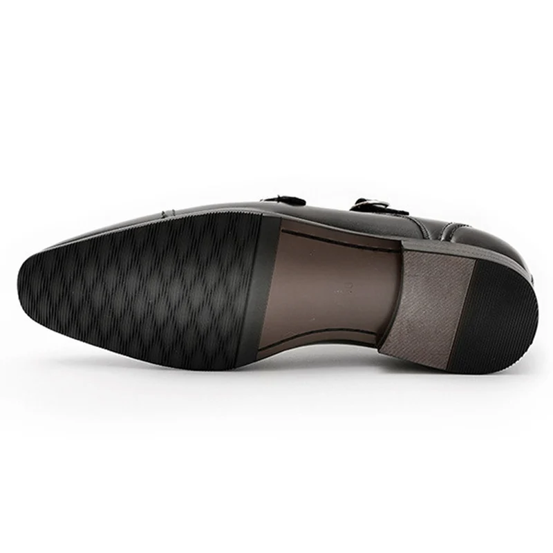 Классические Мужские модельные туфли из натуральной кожи с острым носком