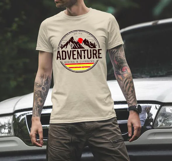 

Adventure Hiking Cam T Shirt Butterflies In My Stomach Graphic Tee Harajuku Hipster Cute Flower Butterfly Women's Casual T-shirt