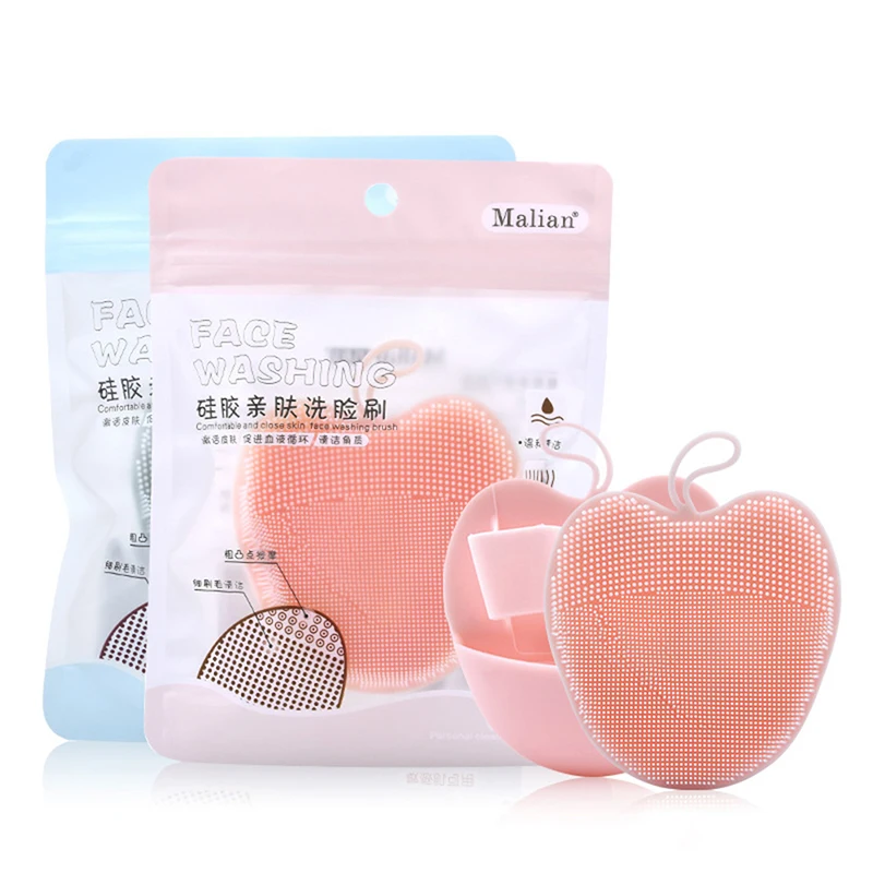 Звуковая вибрация щетка для очищения лица Массажная Мини Портативная