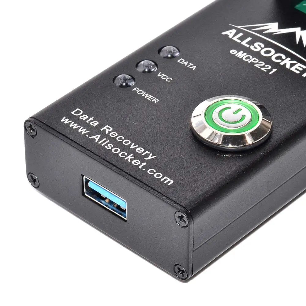 Разъем EMCP221 с 5 ограничителями размера адаптер EMCP программатор USB-тестер BGA221