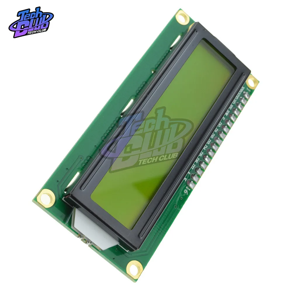 ЖК синий/желто зеленый экран 1602 PCF8574T PCF8574 IIC/I2C/интерфейс 16x2 символ дисплей модуль 5