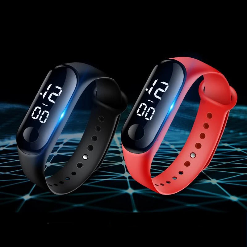 Wristwatch Fitness Color Screen Smart Sport Bracelet Activity Running Tracker Heart Rate for Children Men Women Watch Hours