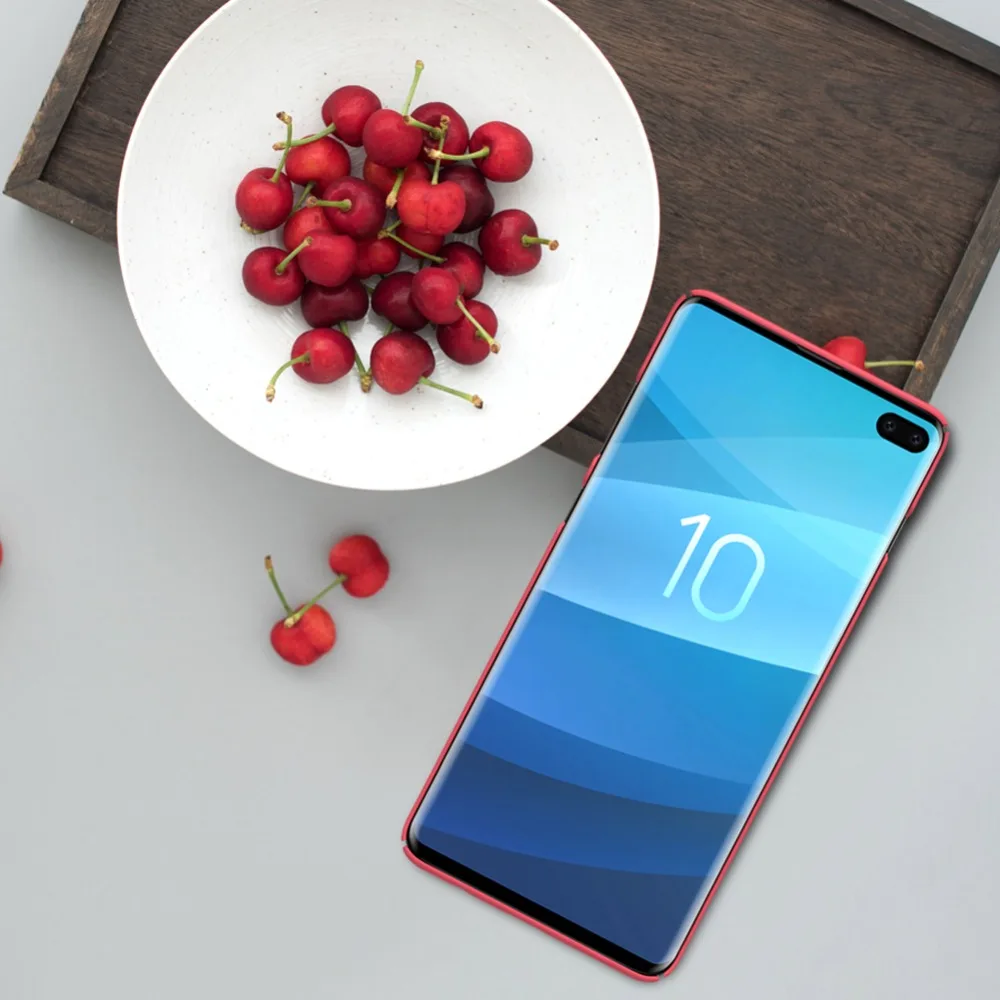 Чехол для samsung Galaxy S6 S7 edge S8 S9 S10E S10+ Plus корпус Nillkin матовый щит жесткая задняя крышка из ПК для samsung S10 чехол