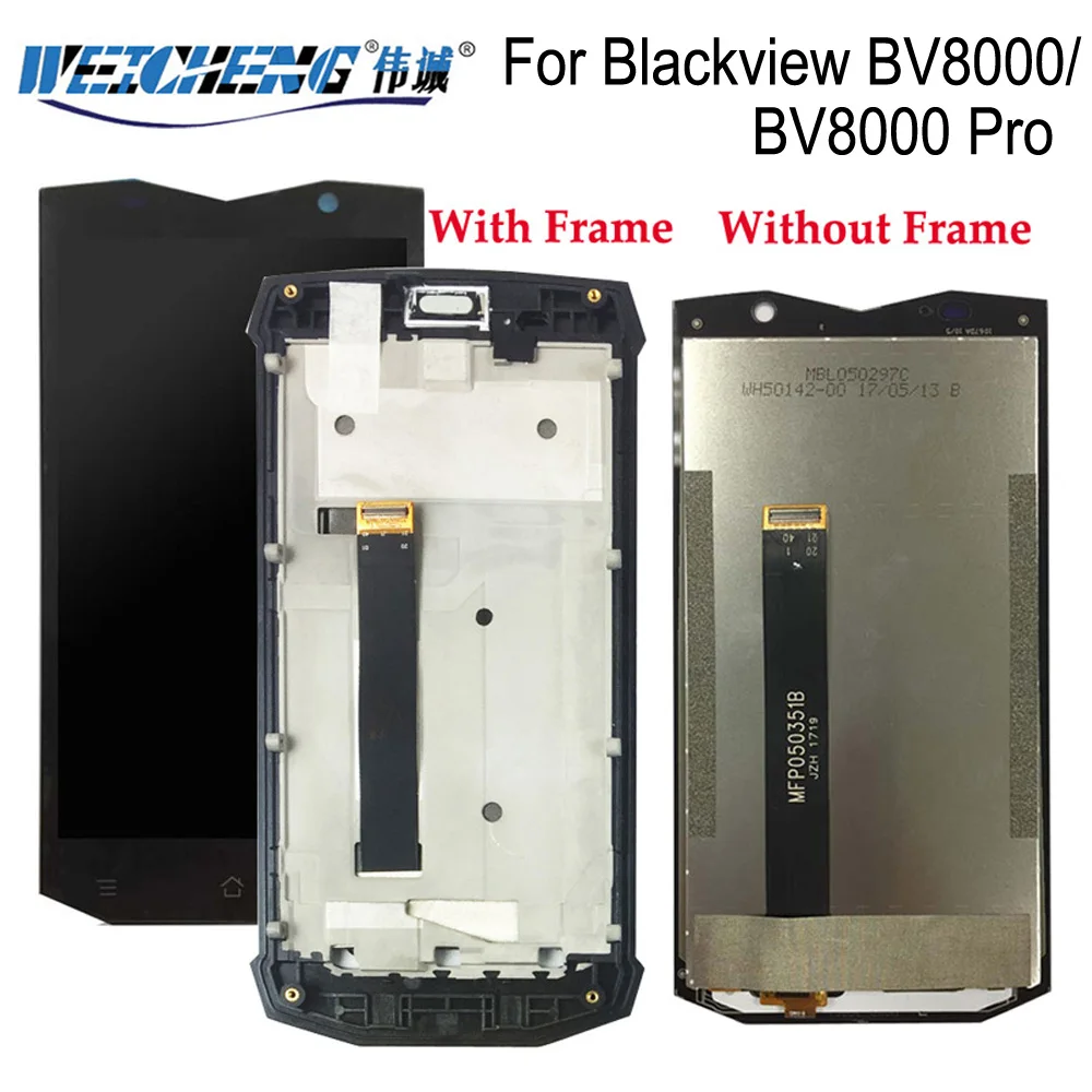 ЖК дисплей для Blackview BV8000 Pro сенсорный экран с рамкой в сборе оригинальный