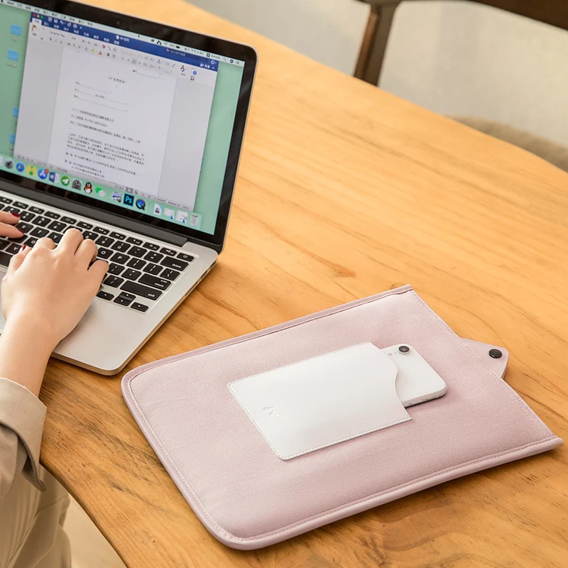 3 Size Fashion Briefcases Large Capacity Laptop Bag Travel Document Ipad Notebook Organizer Pouch Tablet Storage Protection