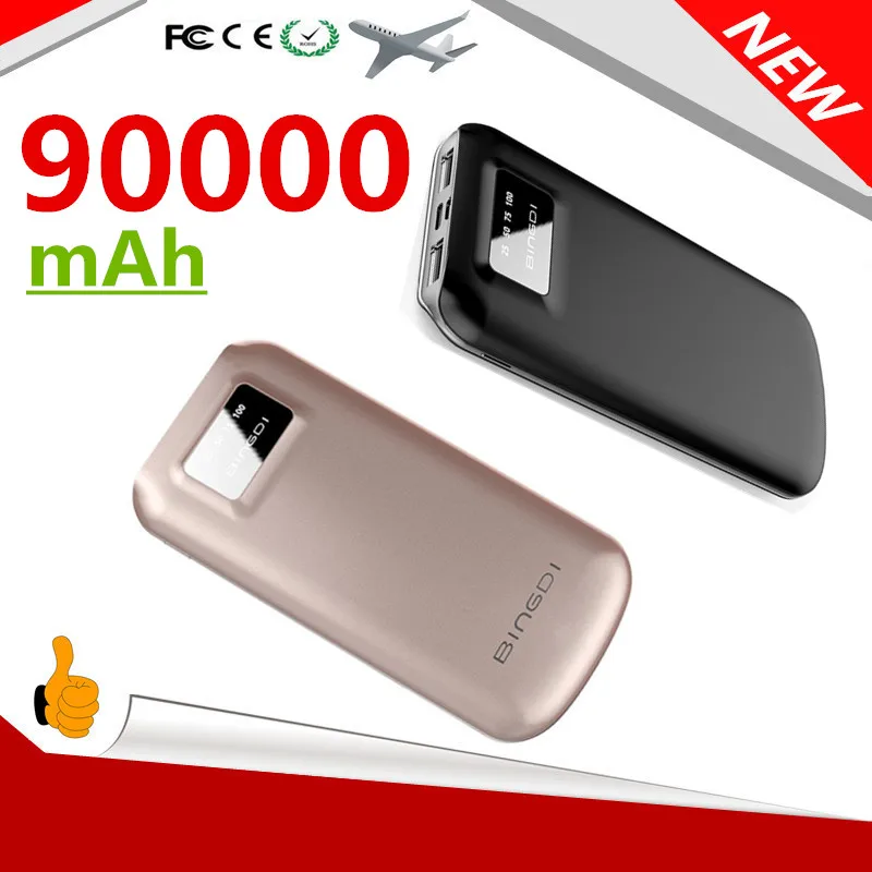 Power Bank 90000 мАч портативное зарядное устройство USB PD 3 0 Quick Charge Быстрая зарядка