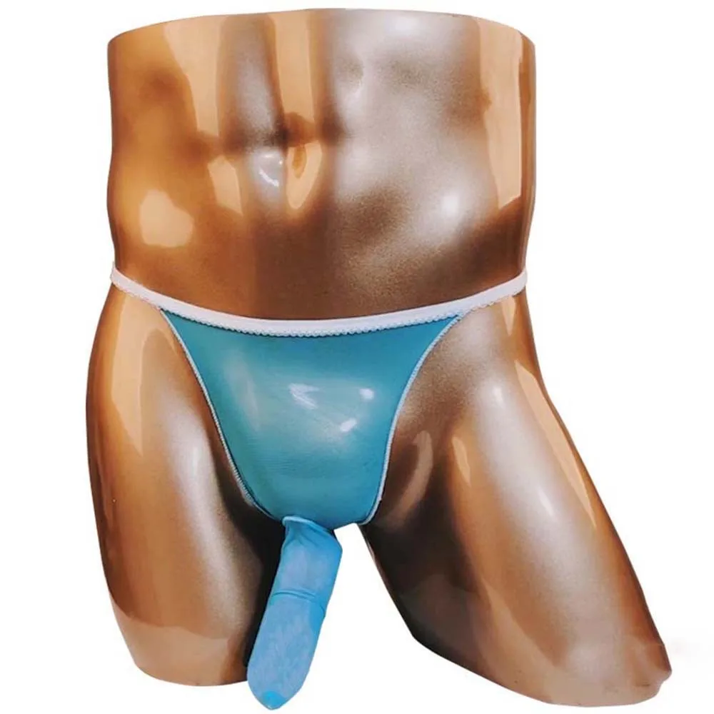 

Men's Women Sexy Sheer Thongs Knickers Briefs See Through Underwear G-String Peni Sleeve Underpants Panties Gays Bikini