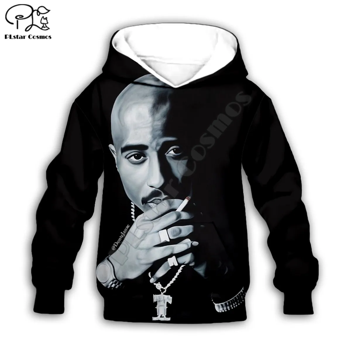 

Black character pattern 3d Hoodies Children zipper coat Long Sleeve Pullover Sweatshirt Tracksuit Hooded/pants/family t shirts