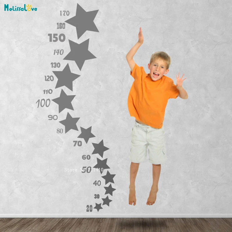 Самодельные звезды высота Таблица фиксированный размер Настенная Наклейка для