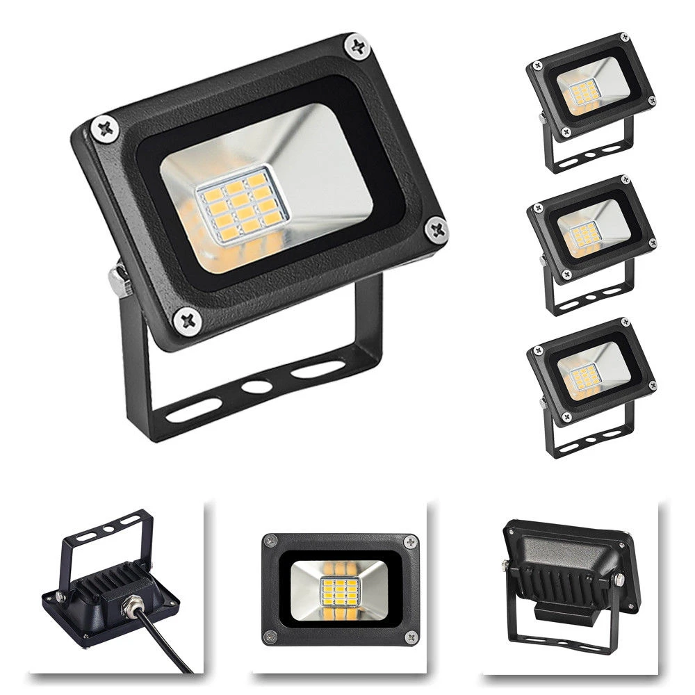 Доставка США 10 Вт 12 В Светодиодный прожектор светодиодный наружная лампа теплый