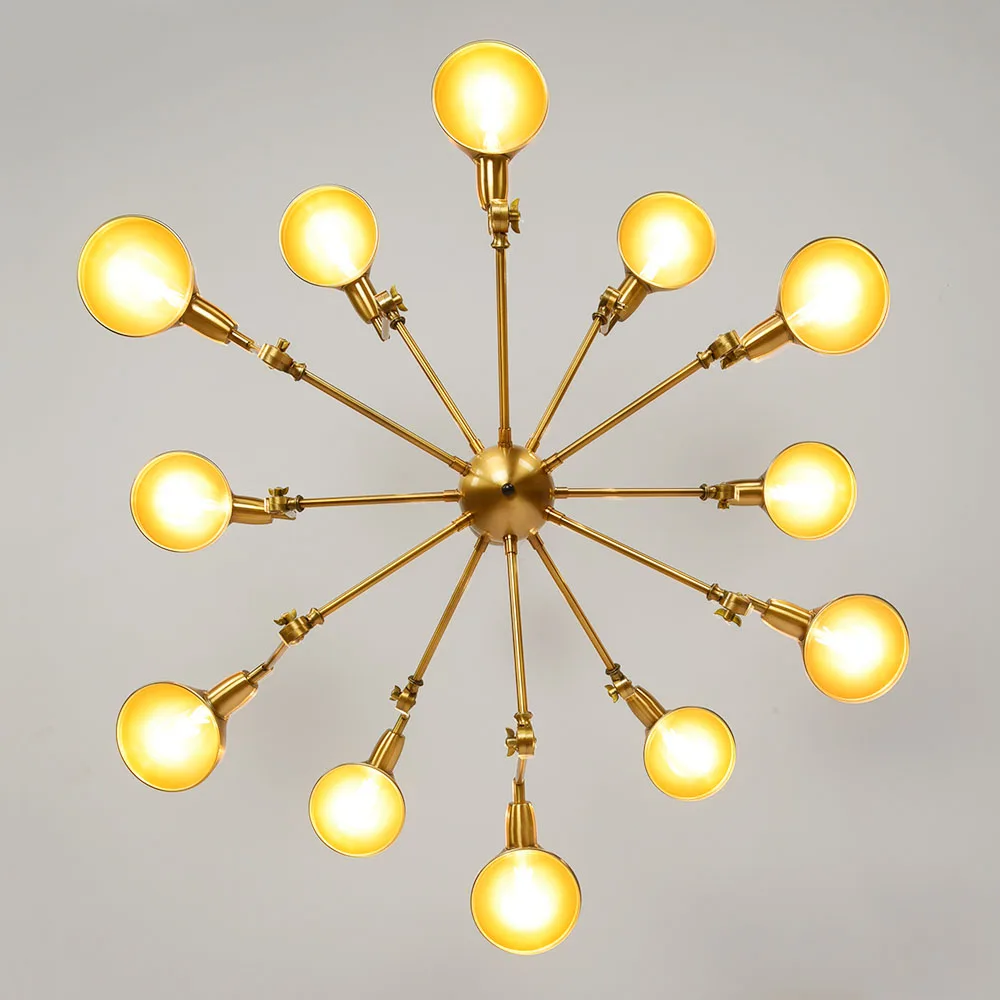 Подвесной светильник в стиле ретро лофт паук светодиодсветодиодный лампа E27