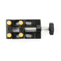 clamping machine vise aluminum alloy eight hole clamp nuclear carving fixed hand twist drill accessories