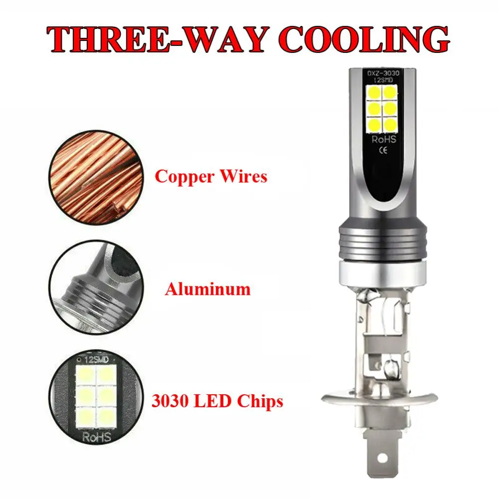12 В 100 Вт H1 автомобильные светодиодсветодиодный противотумансветильник фары