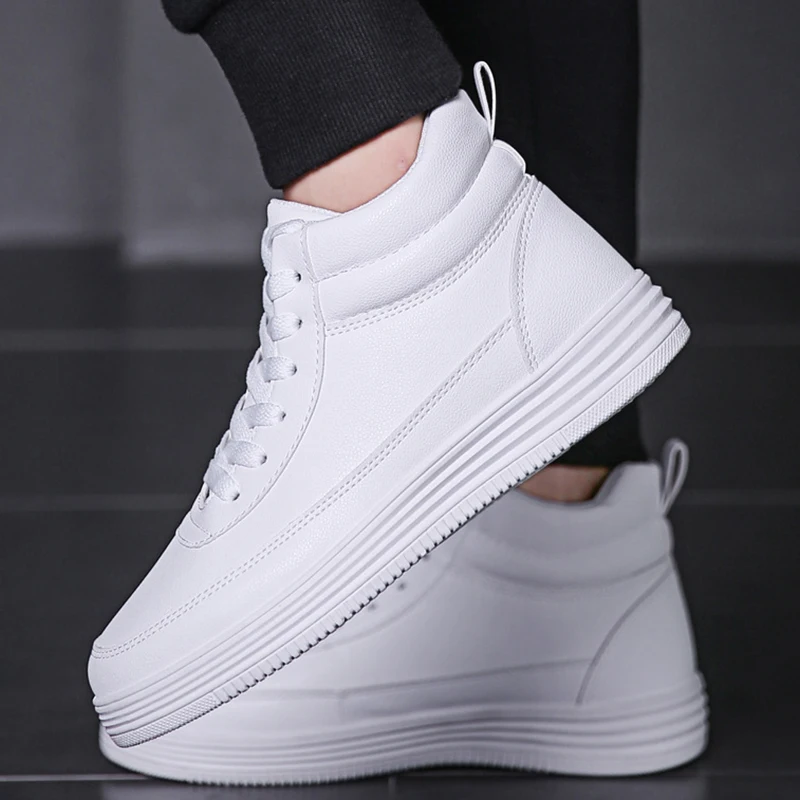 

New Men Shoes Winter Men's Sneakers Flats Men Casual Shoes Walking Work Shoes White Mans Footwear Winter Men Vulcanize Shoes